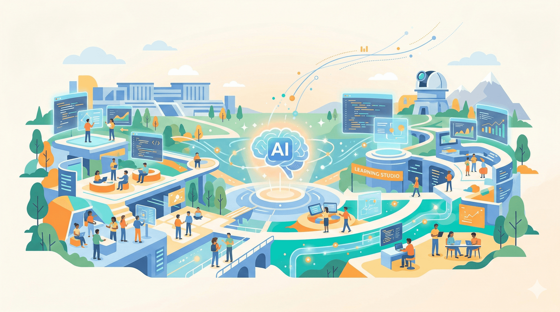 学習スタジオの画面イメージ